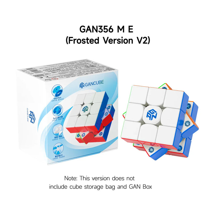 GAN356 M E Frosted Version V2 speed cube with packaging box for professional cubing