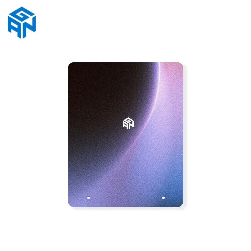 Gan Cube purple Halo mat with gradient black and blue design and logo at center