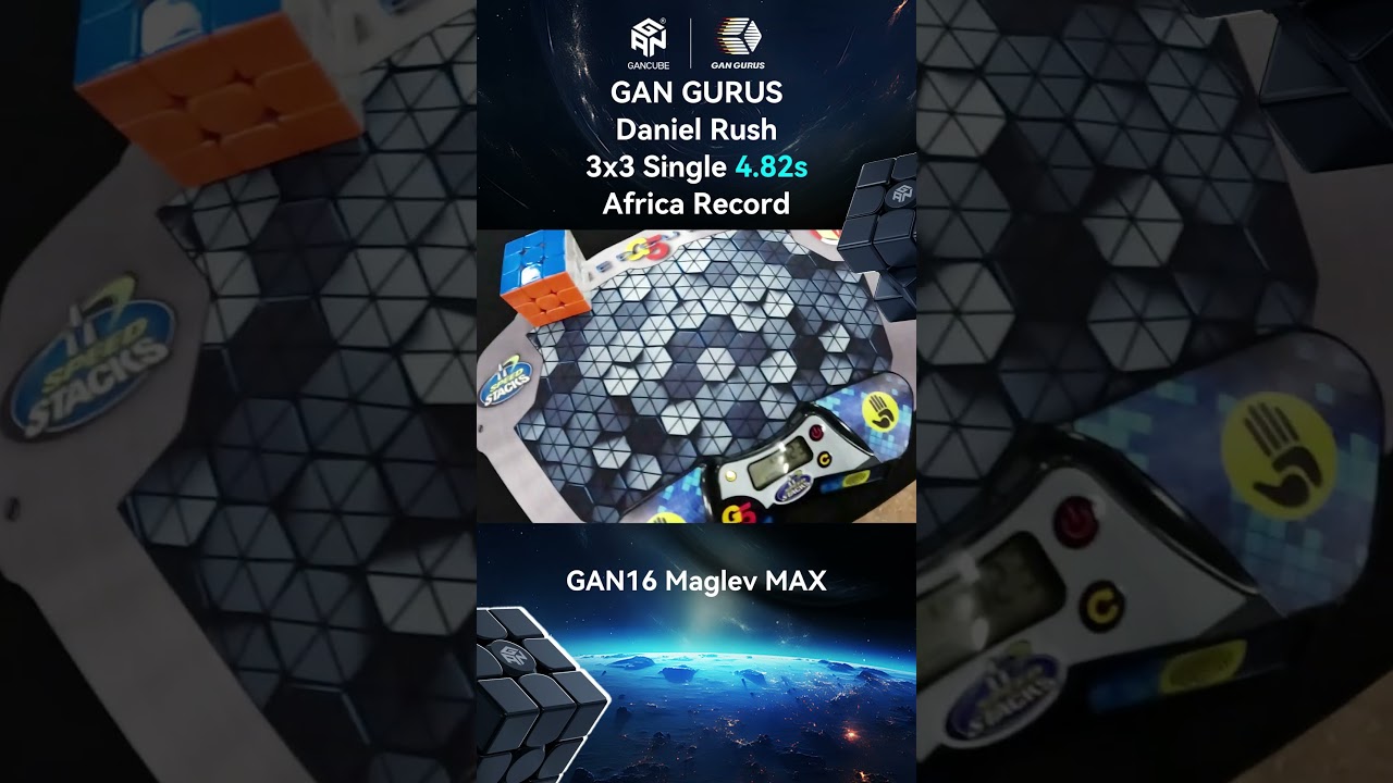 GANCUBE - 3x3 Single CR 4.82s | Daniel Rush