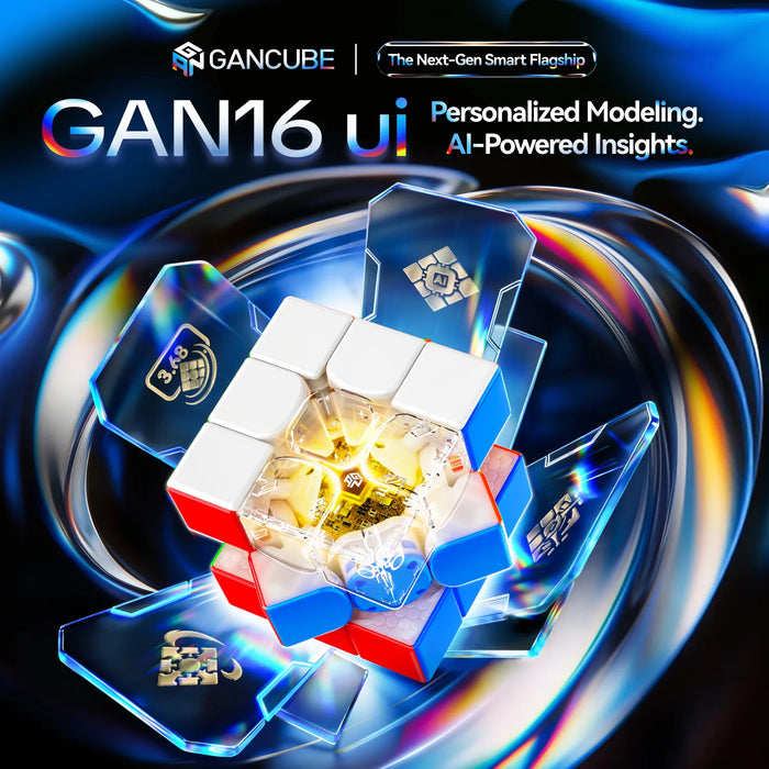 GAN16 ui smart speed cube with AI-powered insights and personalized modeling, next-gen flagship design