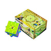 GAN 16 UI Minions edition speed cube with vibrant green and purple colors, shown with its themed packaging