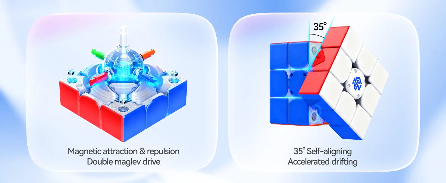 Promotional image of a Rubik's Cube and smartphone with game app interface, featuring text about player count and game features.